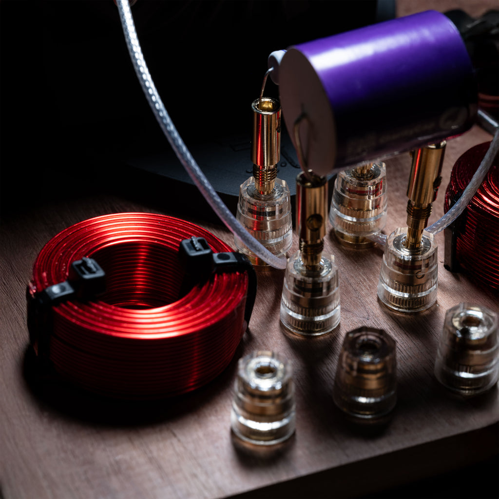 Horn X 2 PRO Engine with complete 2 way crossover (PAIR) - plug and play ready