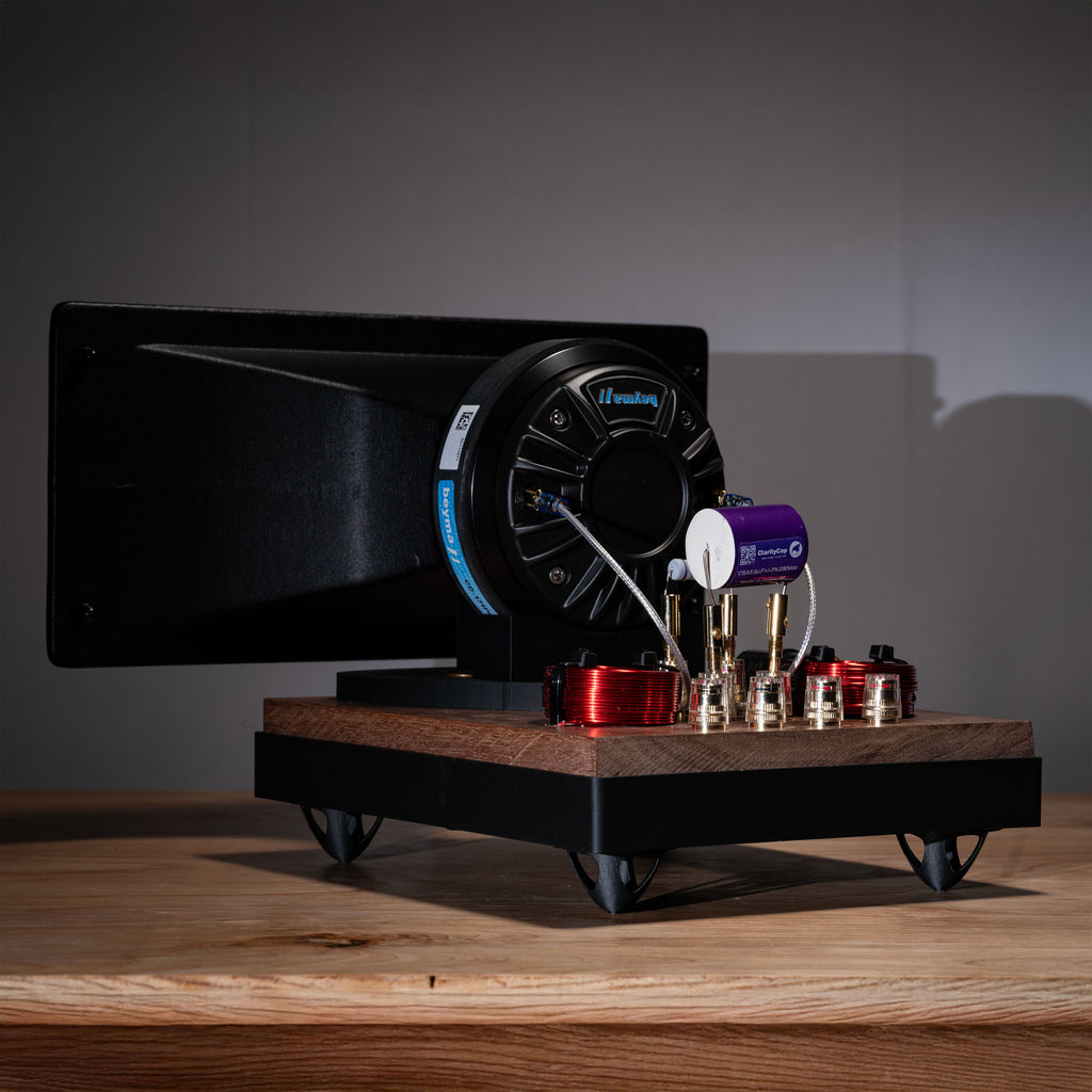 Horn X 2 PRO Engine with complete 2 way crossover (PAIR) - plug and play ready