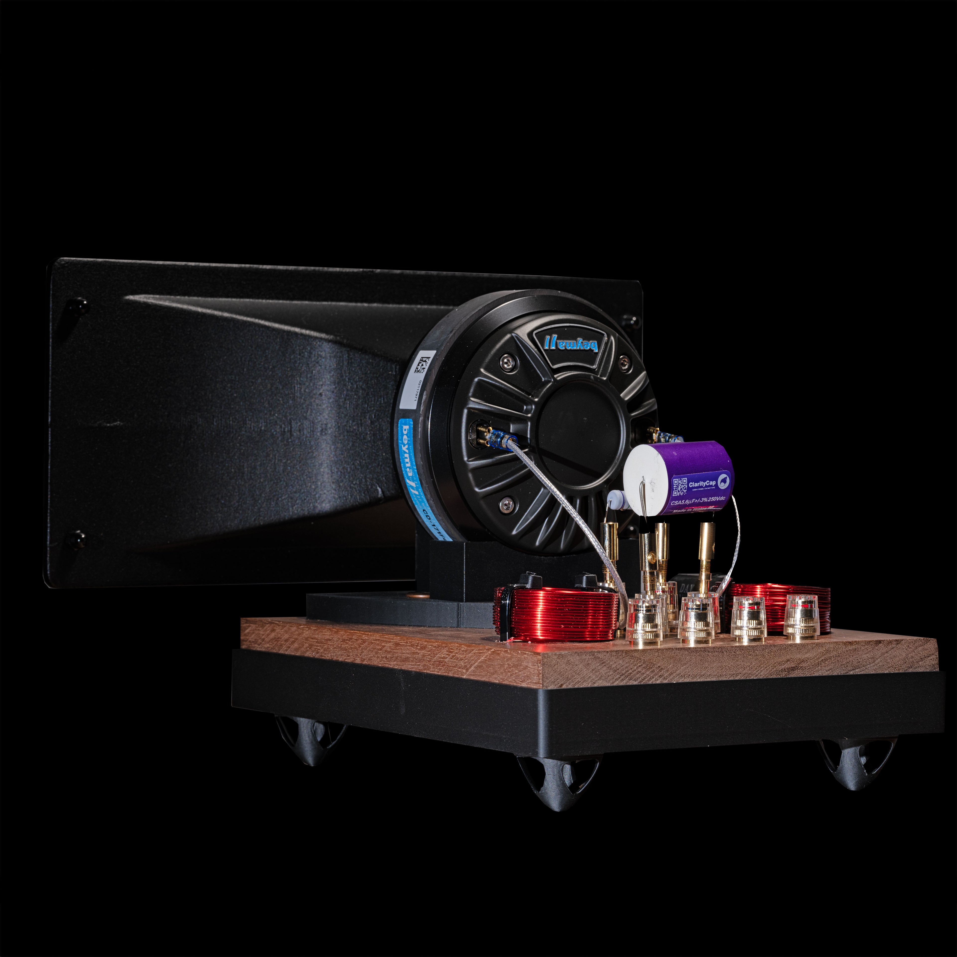 Horn X 2 PRO Engine with complete 2 way crossover (PAIR) - plug and play ready