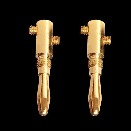 Connector Tube – Gold-Plated Banana Core (2) connectors